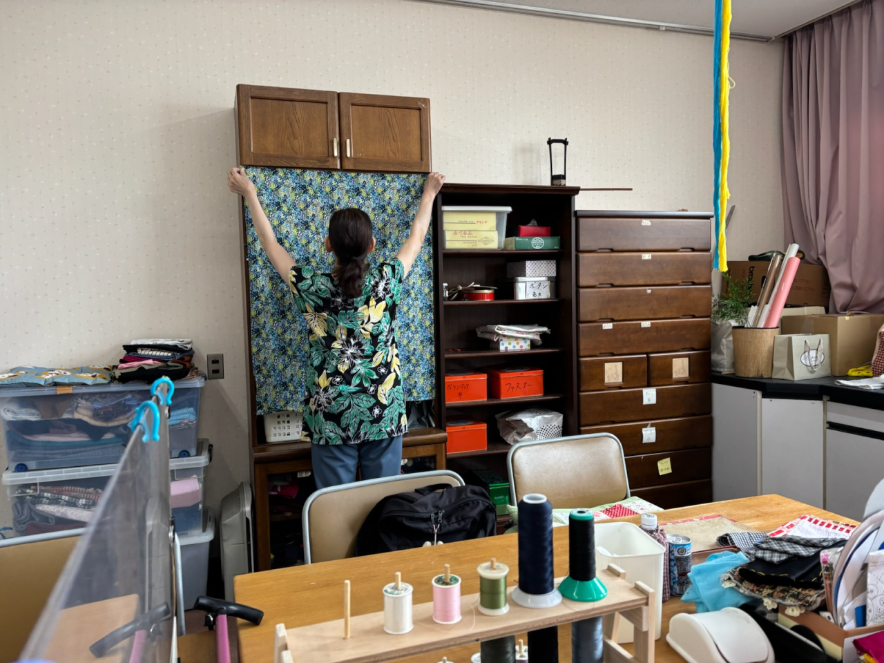 縫製室の作業環境整備！